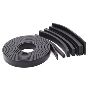Rectangular EPDM Foam Rubber Extrusion Sponge Gasket Electrical Cabinet Marine Waterproof Shock Absorption Seal Strip Black