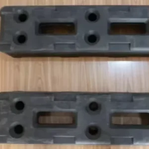 Rectangular Temporary Rubber Feet Base for Construction Sites