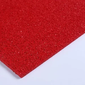 Recyclable Plastic & Rubber Granules for Eco Friendly Outdoor Sports Ground Construction