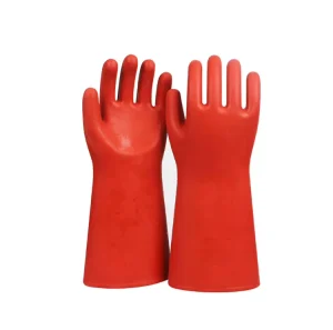 Red 12kv Insulated Gloves Anti electricity Special Rubber Durable Labor protection Gloves