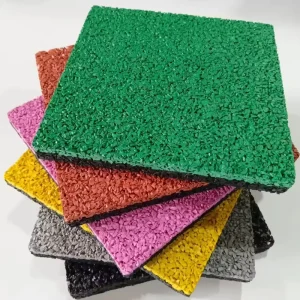 Red EPDM Rubber Granules XC-PD-002 13mm Medium Firmness for Athletic Running Tracks Soccer Playground Surfacing
