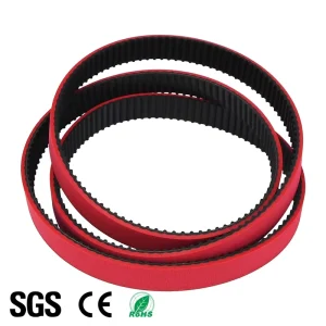Red Rubber-Coated Molded Timing Belt 255H 225H 225L T10 560 100XL Industrial Power Transmission