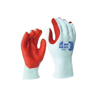Reinforced Cotton Rubber Labor Gloves Anti stab Safety Work Gloves Industrial Construction Gloves 14-inch Tear Resistant