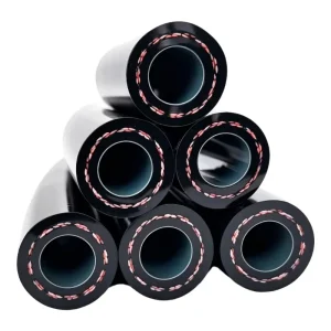 Reinforced Low Pressure Air Water Rubber Hose Flexible Abrasion Resistant Multi Purpose Tube