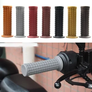 Retro Rubber Motorcycle Handlebar Grips Electric Bike Handlebar Covers Grips