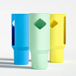 Reusable Silicone Bottle Protector Sleeve for 40oz Quencher Adventure Tumbler