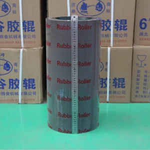 Rice Milling Machines Spares Parts Rubber Roller Rice Mill Rubber Roller White 508mm Length SBR 20 Inches