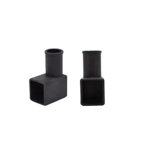 Right Angle Black Rubber Connecting Sleeve Bushing