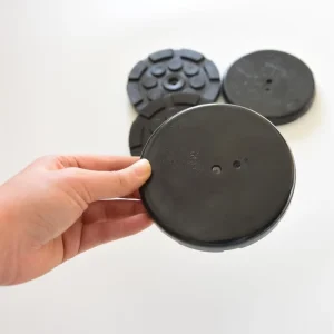 Round Molded Rubber Jack Pad for Auto and Truck Lifts