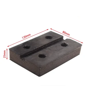 Round Molded Rubber Jack Pads for Auto, Car, and Truck Lifts