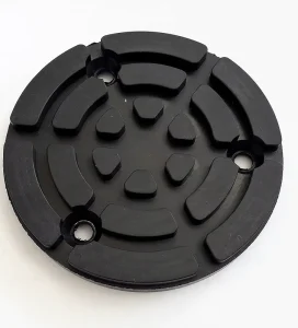 Round Molded Rubber Jack Pads for Auto, Car, and Truck Lifts