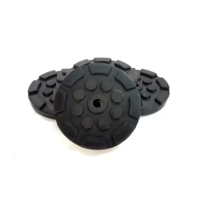 Round Rubber Car Floor Jack Lifter Pad Frame Rail Adapter