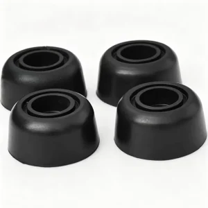 Round or Square Black Rubber Feet Floor Protector Foot Pads for Sofa Cabinet Equipment