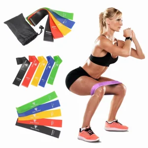 Rubber Band for Women Booty Mini Color Different Resistance Loop Bands Set for Home Gym Yoga Fitness Exercise Resistance Band