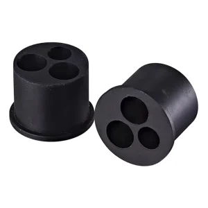 Rubber Cable Hole Plug Double-Sided Round Firewall Seal for Cars