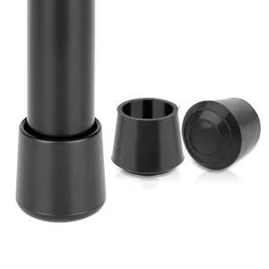 Rubber Chair Leg Caps & Covers Furniture Feet Protectors Non Slip Wear Resistant Black End Caps Prevent Scratches Protect Floor