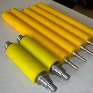 Rubber-Coated Conveyor Roller Polyurethane Rubber Roller Supplier