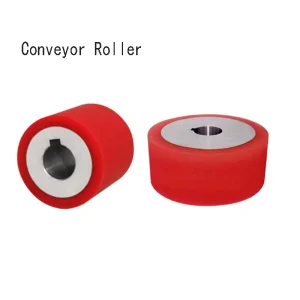 Rubber-Coated Conveyor Roller with Polyurethane Rubber