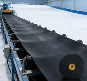 Rubber Cold Resistant Conveyor Belt with Cutting Service for Snowmaking Systems, Ice Rinks, Ski Resorts, and Mining