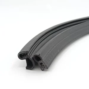 Rubber Composite Sealing Strip with Metal Gasket for Auto, Cabinet, Car Door, Trunk, and Window Glass Edges