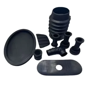 Rubber Custom Parts Industrial Protective Cover Rubber Dust Cover Conical Brake Rubber Sleeve Molded Miscellaneous Parts