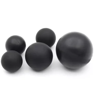 Rubber Customized Black Solid Rubber Ball