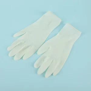 Rubber Exam Examination Gloves Non Sterile Disposable Protective Gloves for Daily Medical