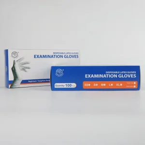 Rubber Examination Gloves Bulk Disposable Medical Inspection Gloves