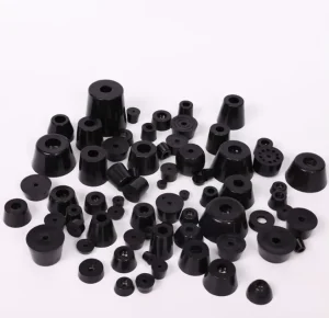 Rubber Foot Pads for Gym Equipment and Ladders NBR and EPDM Custom Molded
