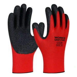 Rubber Gloves Construction Site Latex Dipping Wear Resistant Thickened Non Slip Smooth Elastic Tightening Tear Resistant Labor