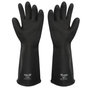 Rubber Industrial Gloves Labor Protection Chemical Factory Laboratory Waterproof Acid Alkali Resistant