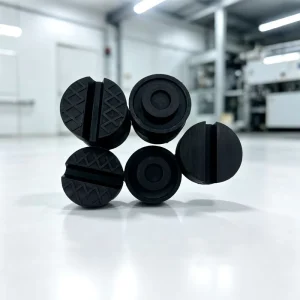 Rubber Jack Gasket Shock Absorbing Buffer Block Custom Cut Pad for Lifting Equipment OEM Factory Supplier