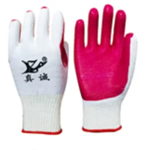 Rubber Laminated Working Glove with T C Shell