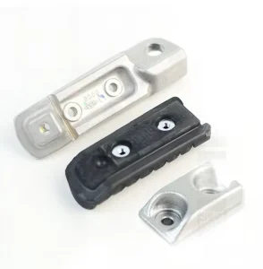Rubber Leather Fittings Motorcycle Left and Right Front Pedals for KAWASAKI Z900 Z650 Motorcycle Footrest