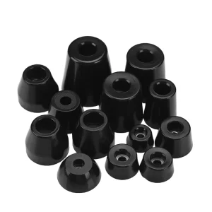 Rubber Machine Foot Pad Blocks with Conical Shock Absorbers