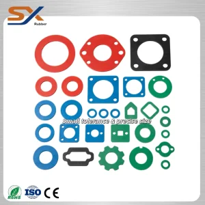 Rubber Manufacturing Nitrile Wear Resistant 80 Shore a Custom Rubber Flat Gasket for Industrial Machinery