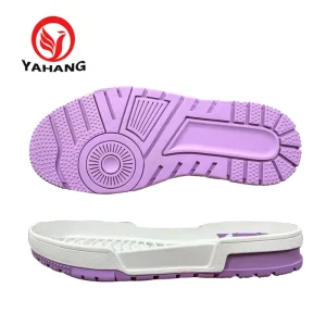 Rubber Material Combination Two Colors Water Resistant Flat Durable Men’s Skateboard Rubber Casual Shoe Sole