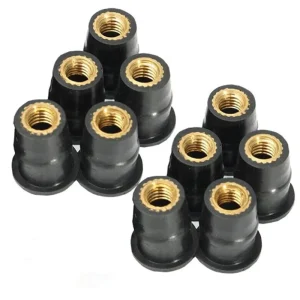 Rubber Nutsert Blind Fastener Rivet Nut M5 M6 M8 Accessories Fixing Motorcycle Nut Fastener And Fishing Kayak Accessories