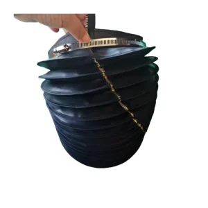 Rubber Nylon Oilproof Waterproof Dustproof Protection Bellows Cover for Cylinder Shaft and Lead Screw Machine Tools Accessories