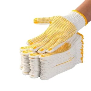 Rubber Oil Resistant Work Gloves Thickened Non Slip Cold Resistant Breathable Wear Resistant for Construction Site