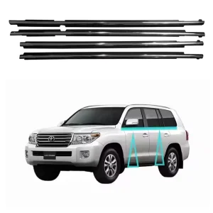 Rubber Outside Window Glass Weatherstrip Door Belt Seal for Land Cruiser LC200 75710-60070