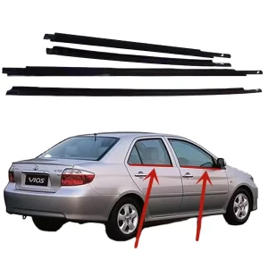 Rubber PVC Car Window Sealing Strip Automobile Door Waterproof Strip Trim Srtips for Honda