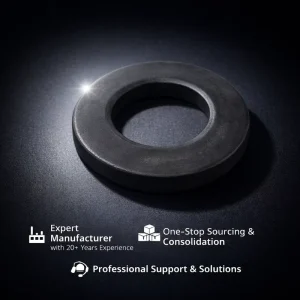 Rubber Plain Washer Sealing Gasket CNS 5015 High Tensile Black 5.5mm Inside Diameter 20mm Outer Diameter