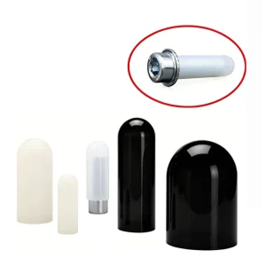 Rubber Product Manufacturer Custom Silicone Rubber Cap Molded Rubber Parts Protective Sleeve