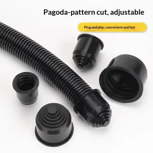 Rubber Protective Sleeve for Electrician’s Flexible Conduit Fitting AD285 40 to 70C M12 M63 Thread