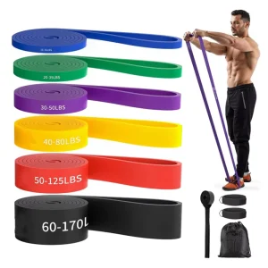 Rubber Pull up Bands for Home Gym Fitness Training Exercise Bands Set Loop Pull up Resistance Bands