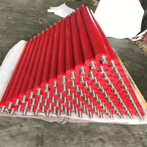 Rubber Roller for Tissue Paper Machine, 10 Polyurethane Rubber Roller, 20 Inch Rubber Roller