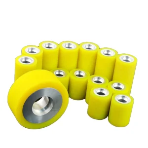 Rubber Rollers with Polyurethane Coating and Silicone for High Temperature Resistance