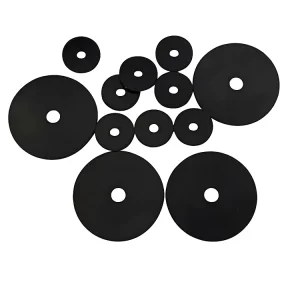 Rubber Round Flat Washers and Gaskets 3 mm NBR/Silicone/EPDM/FKM/HNBR 20-90 Shore Hardness