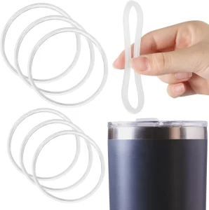 Rubber Seal Replacement Compatible with 20 Oz Tumbler Lid O Ring Gasket Silicone Lid Gaskets
